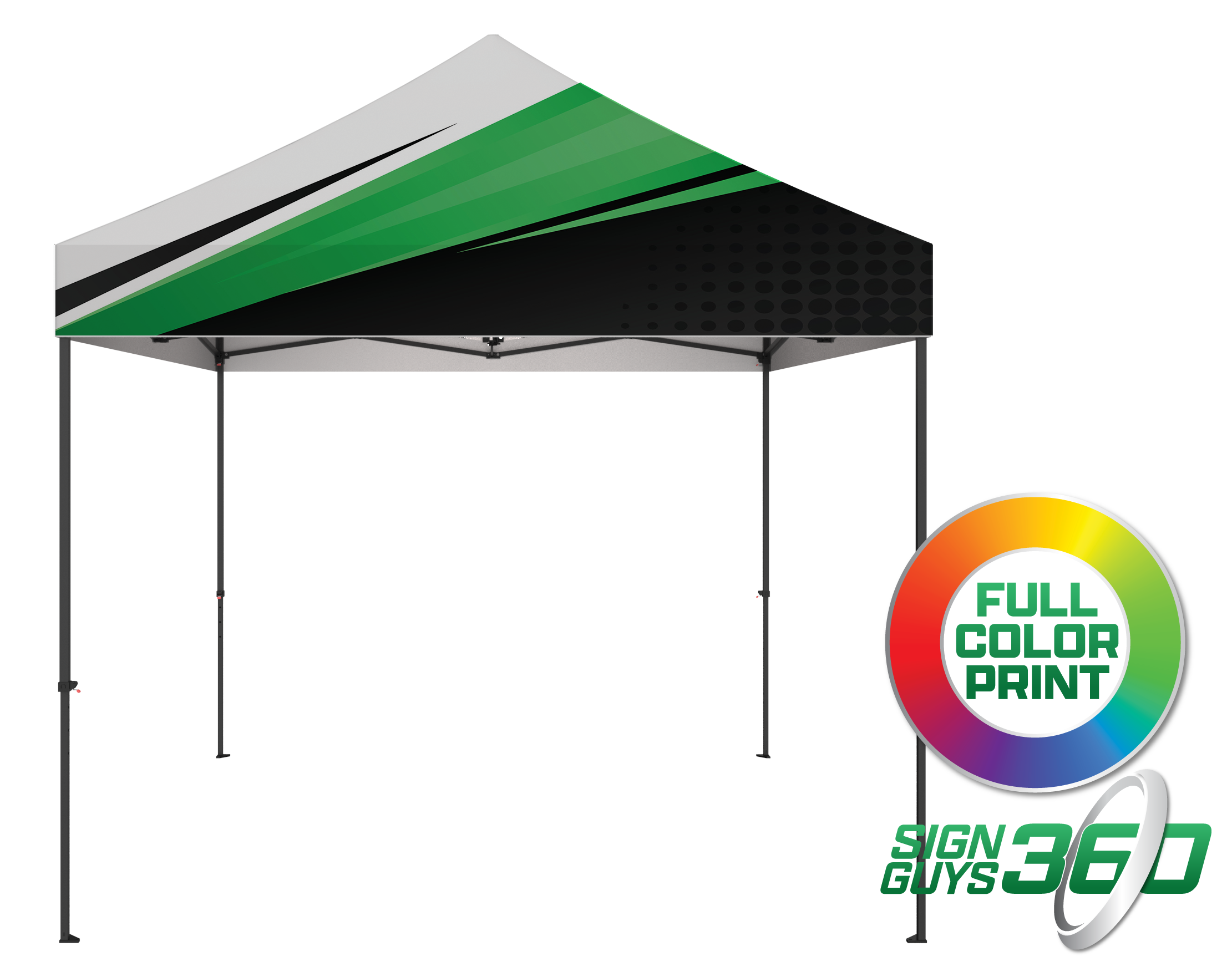 tent colours 10' x 10' Full Color Tent – Sign Guys 360