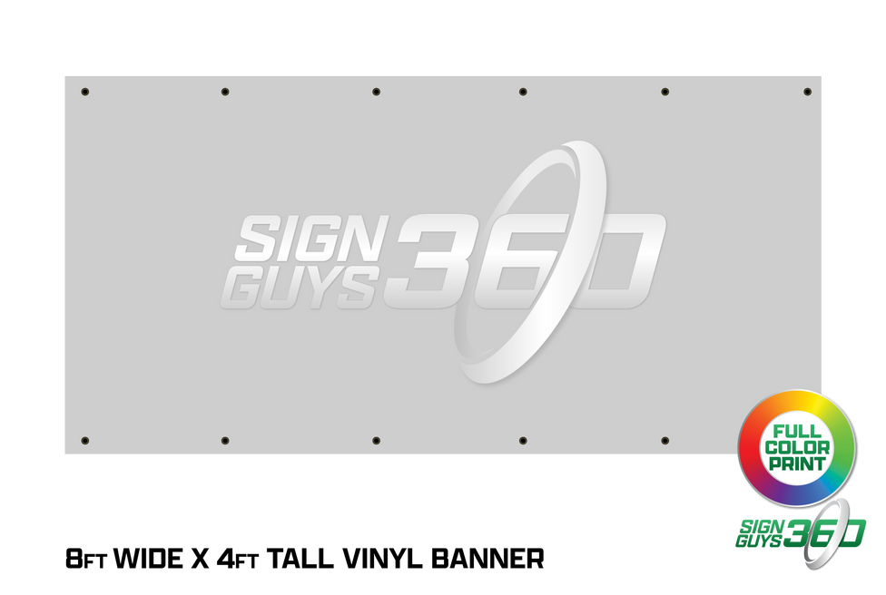 8ft x 4ft Banner