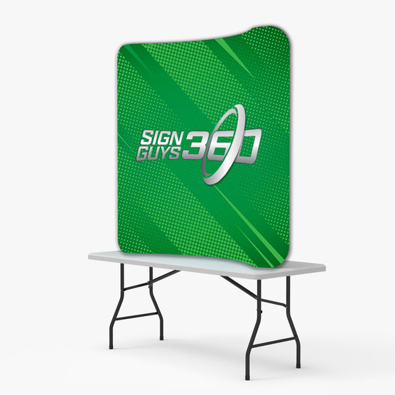 6ft Tension Fabric Display - Curved