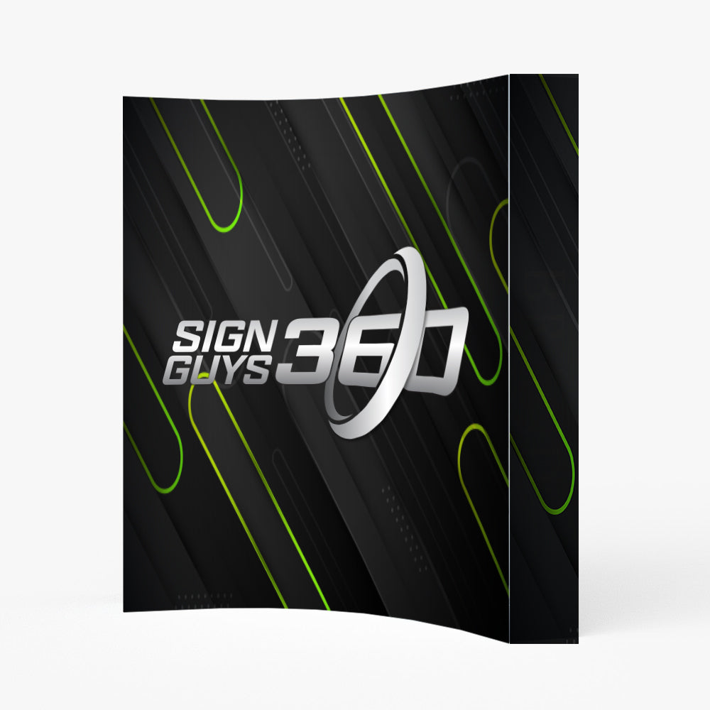 8ft Standard Fabric Backdrop - Curved