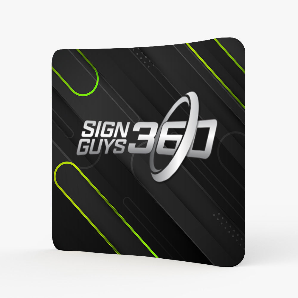 8ft Tension Fabric Display - Curved