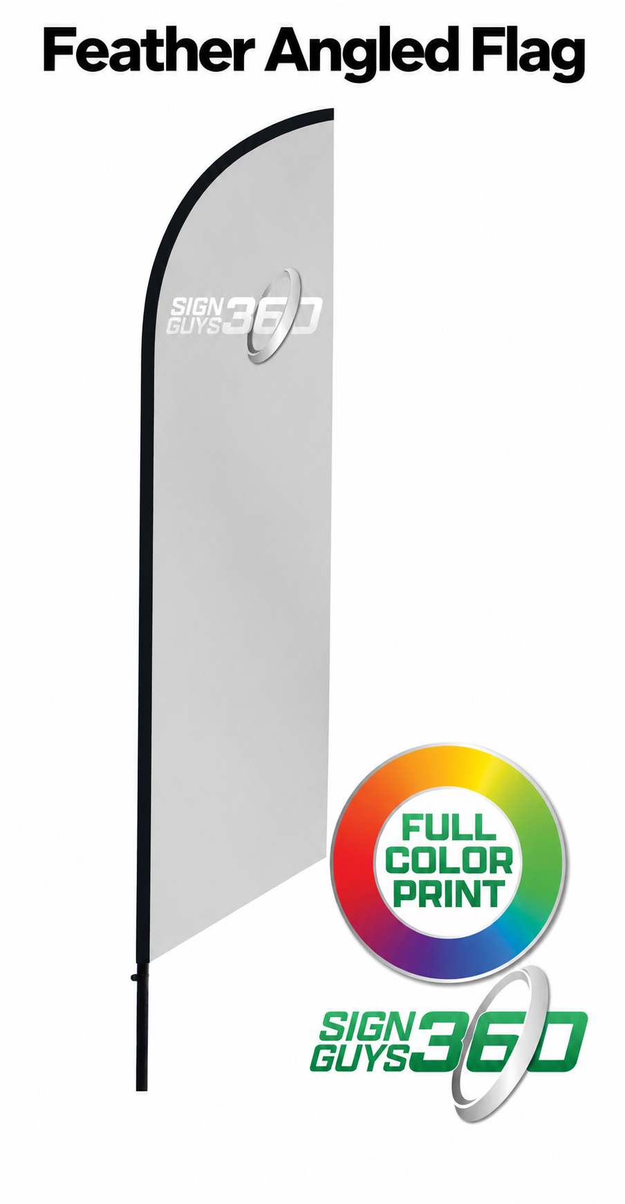 Feather Angled Flag - USL