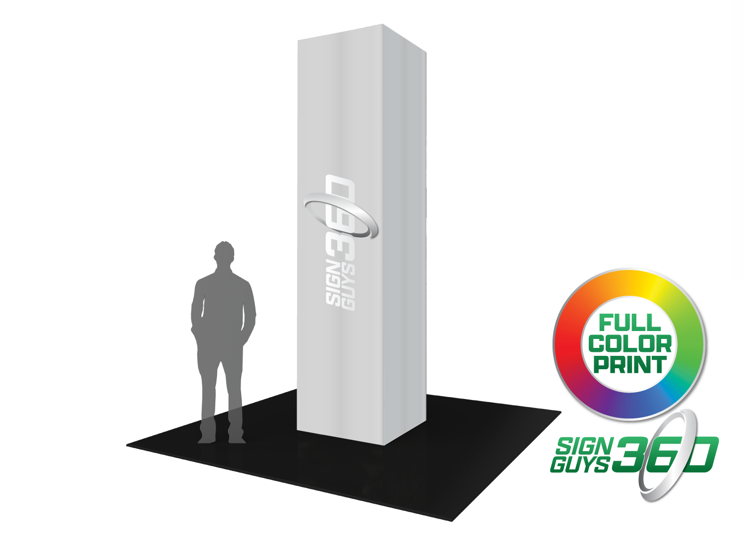 Four Sided Tower 01 Tension Fabric Structure