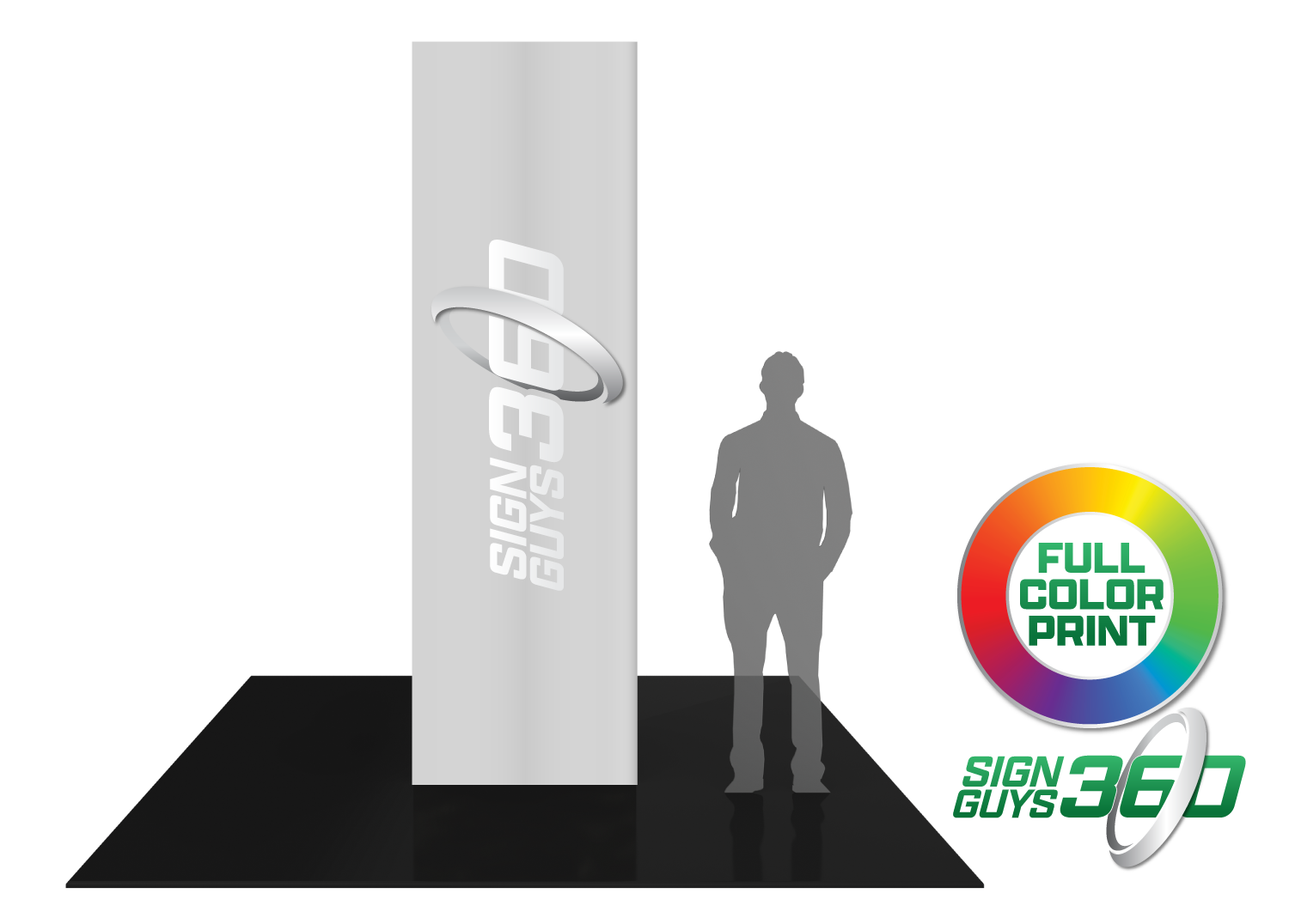 Four Sided Tower 02 Tension Fabric Structure - 10ft