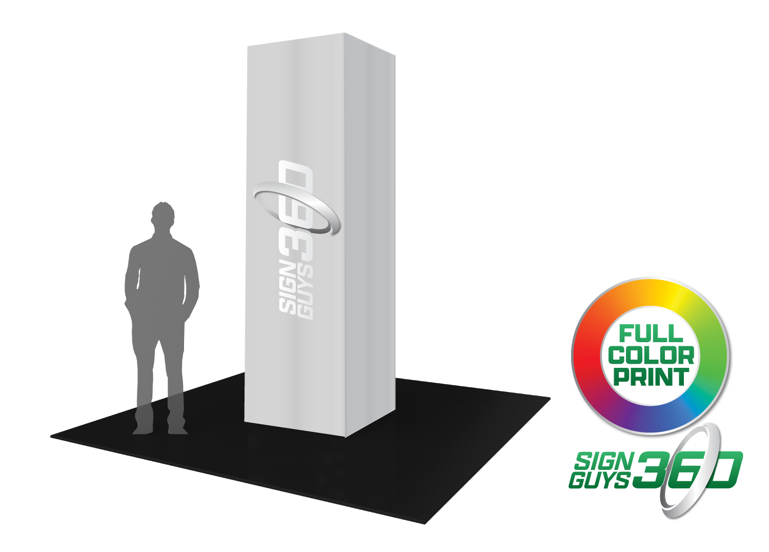 Four Sided Tower 02 Tension Fabric Structure - 10ft