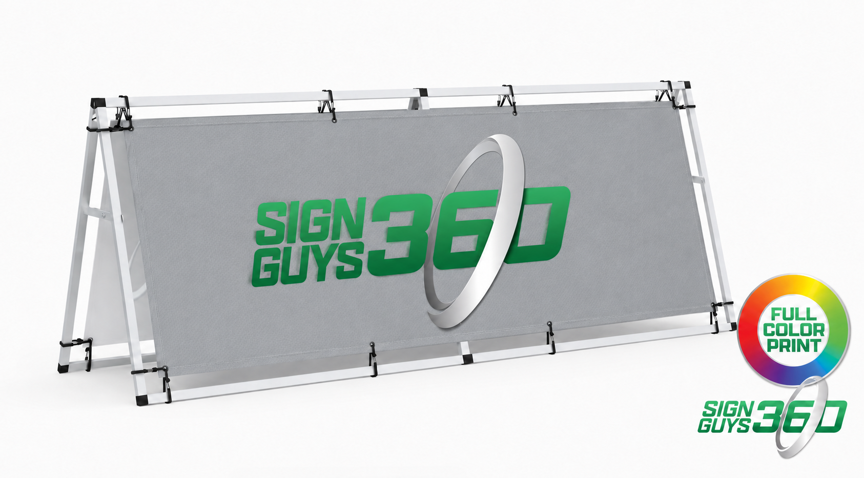Outdoor Banner Stand - 8ft