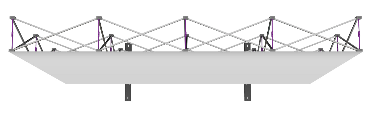 Hopup 10ft Straight Full Height Tension Fabric Display