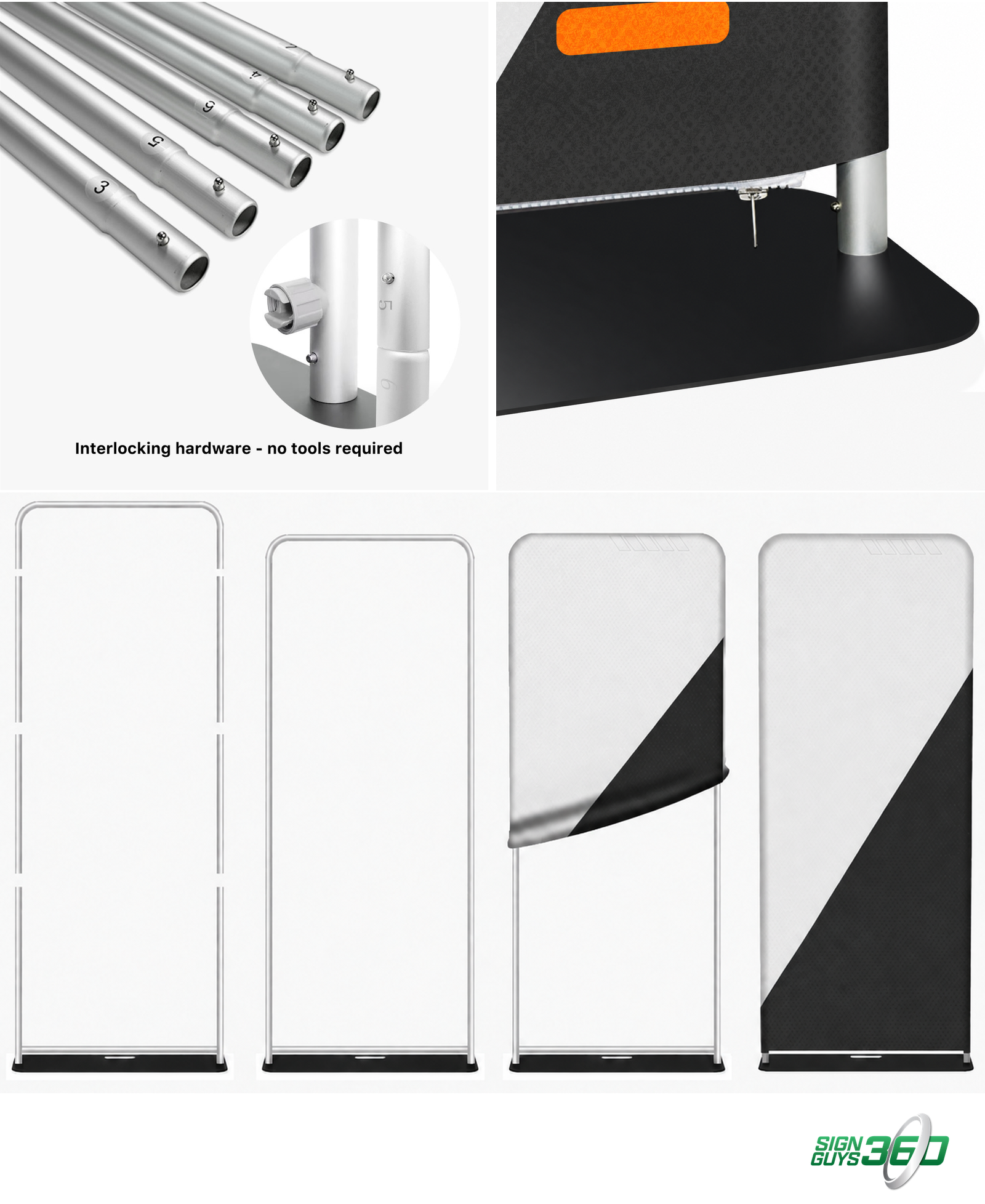 Pillowcase Tension Fabric Stand