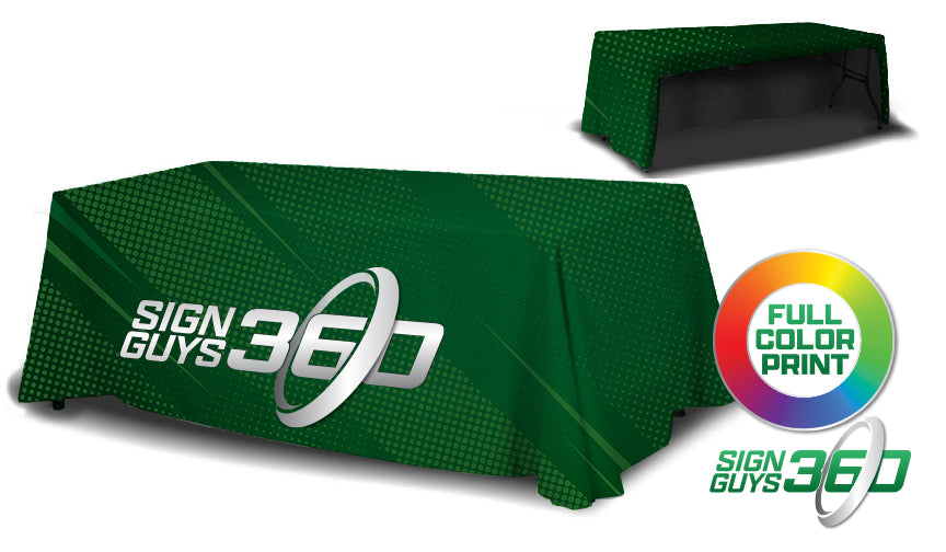 6ft Full Color Table Throw