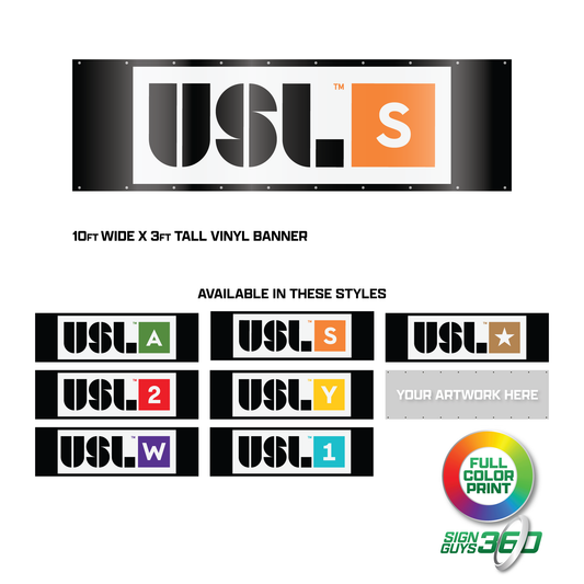 10ft x 3ft Banner-USL