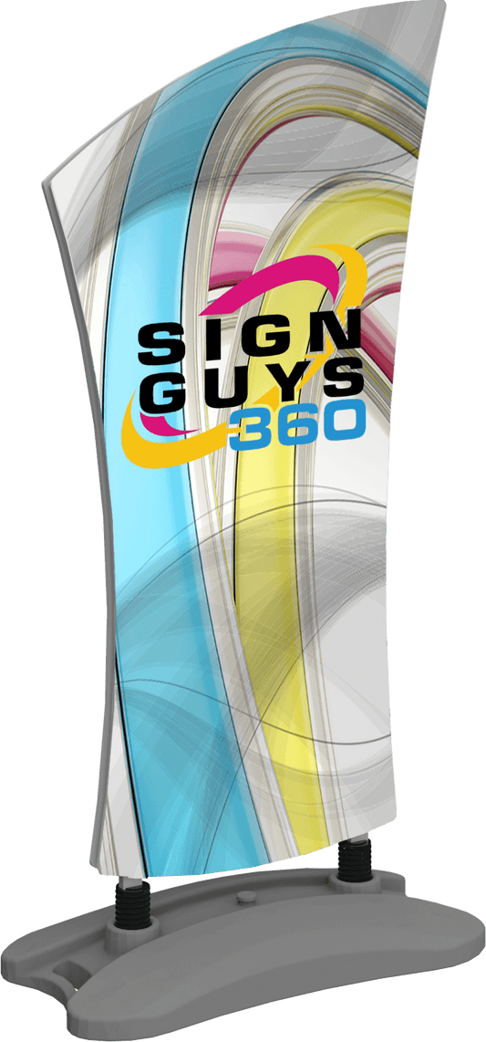 Contour Outdoor Sign Wave 1 - Water Base